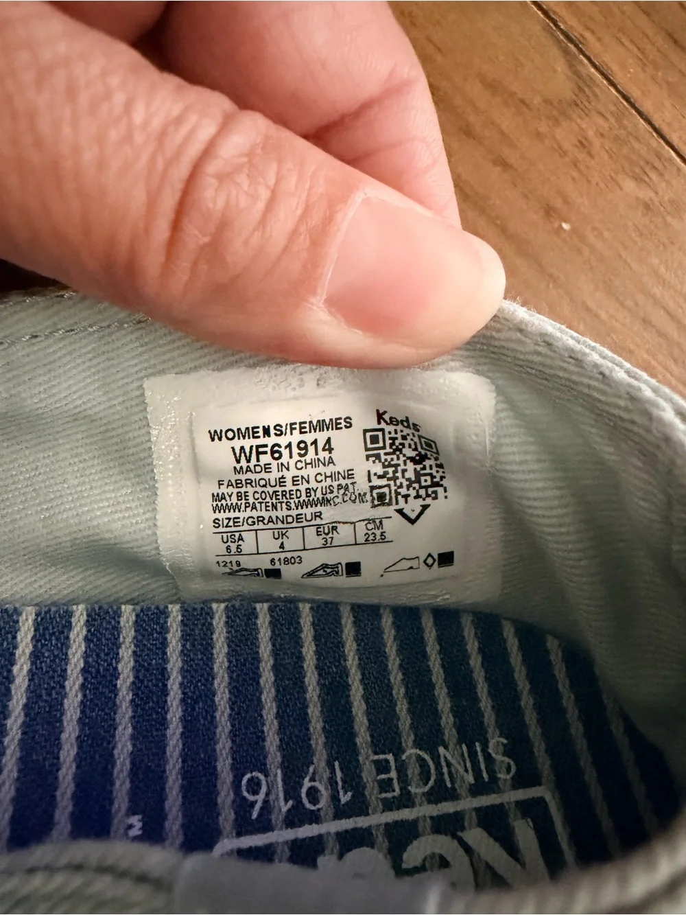 Keds light blue